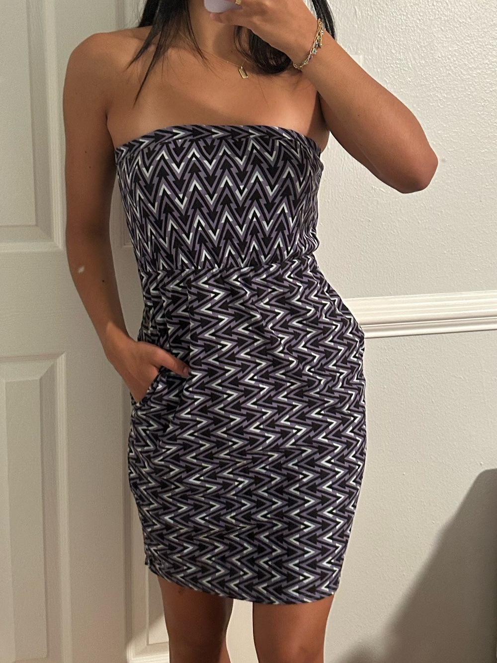 Volcom Size S Strapless Midi Dress